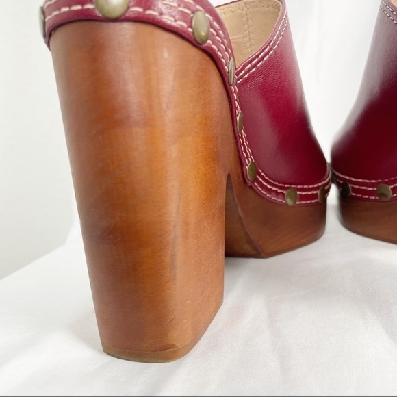 Jacquemus Les Sabots Leather Clog Mule Red - Picture 7 of 11